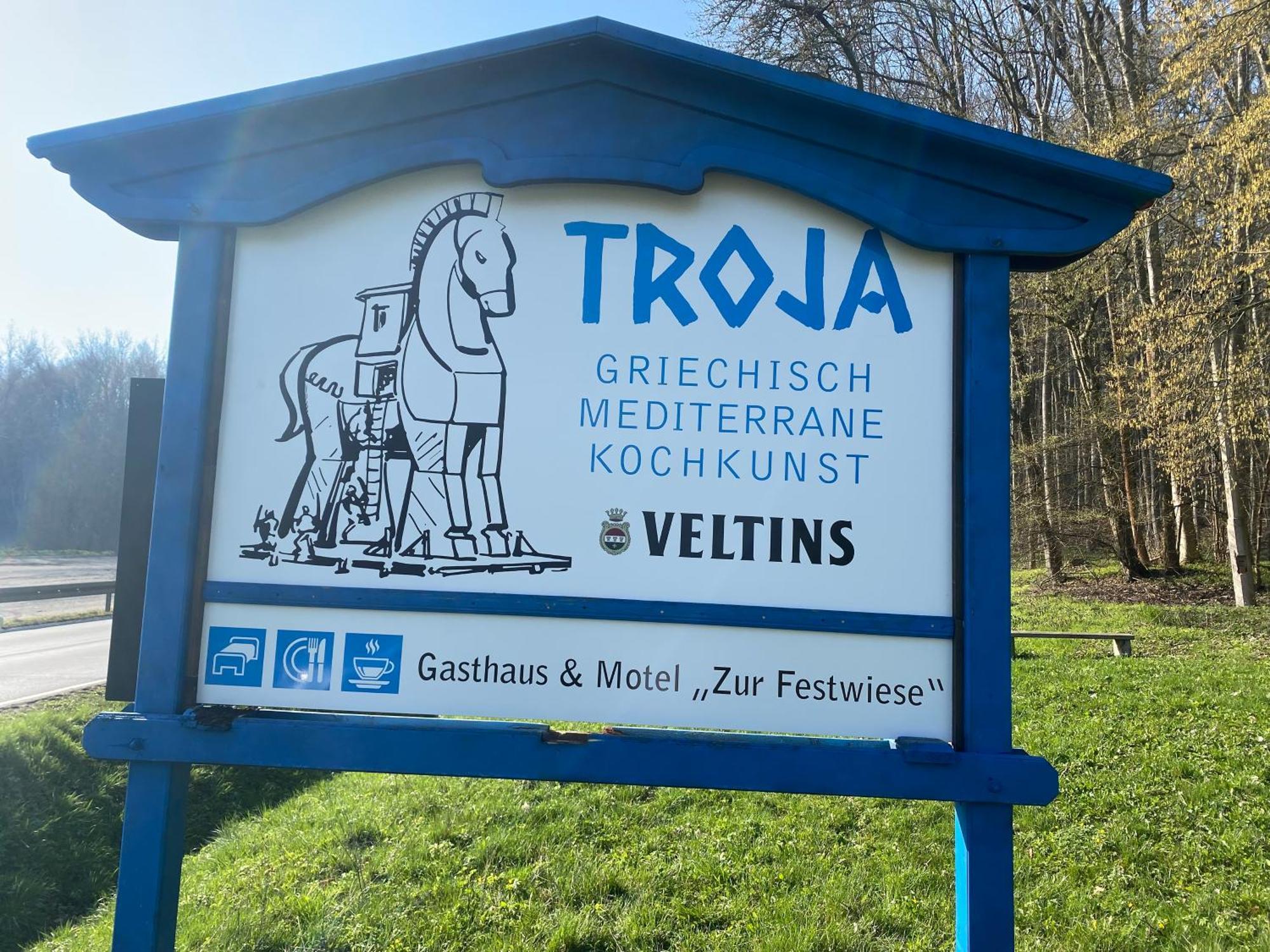 Motel Zur Festwiese Gierstadt Экстерьер фото